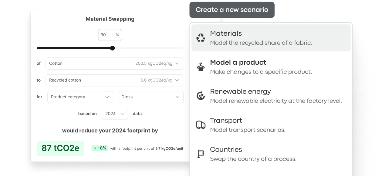 Bespoke emission factors