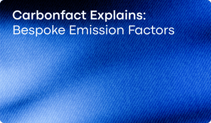 What are Carbonfact's Bespoke Emission Factors?