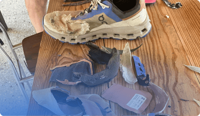 [Footwear] Cutting Up Shoes to Measure Their Carbon Footprint