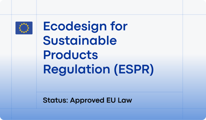 For Fashion: Ecodesign for Sustainable Products Regulation (ESPR)