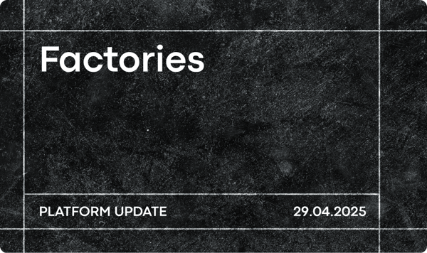 April '25 Platform Update: Your Factories, Now in Carbonfact