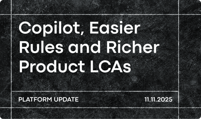 November ‘25 Product Release: Introducing Carbonfact’s AI Copilot, easier Rules and richer Product LCAs