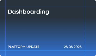 August '25 Product Release: Dashboarding with Saved Views