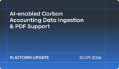 September ‘26 Product Release: AI-enabled Carbon Accounting Data Ingestion, with PDF support