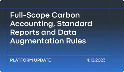 July'23 platform updates: Full-Scope Carbon Accounting