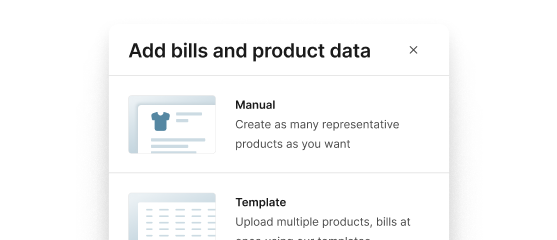 Upload your data