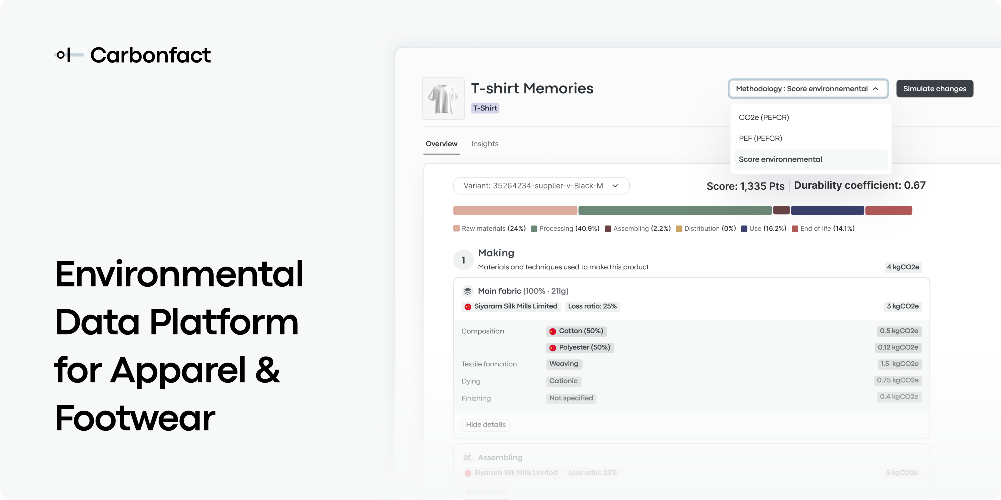 Carbonfact Sustainability Platform for Apparel & Footwear-Logo